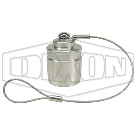 Dixon H Series Interchange Dust Cap, 1 in Nominal, Aluminum, Domestic H8DC-A